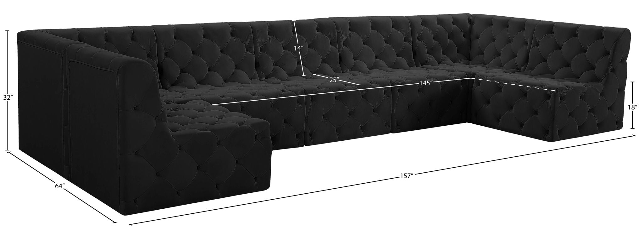 Tuft - 7 Piece Modular Sectional