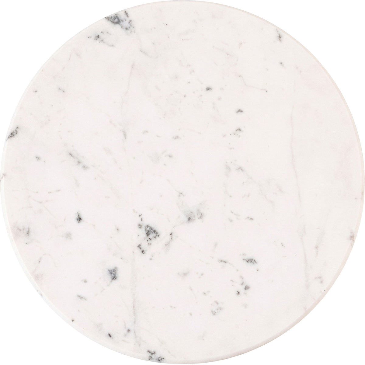 Cindra - Genuine Marble Top And Iron Base Table