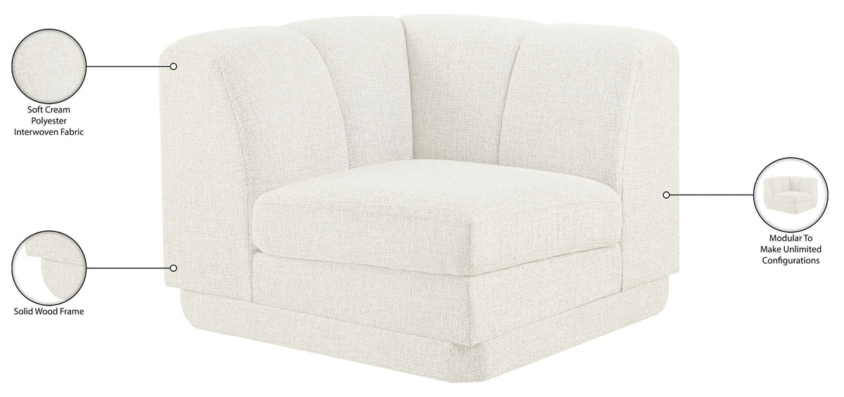 Modari - Fabric Upholstered Corner Chair