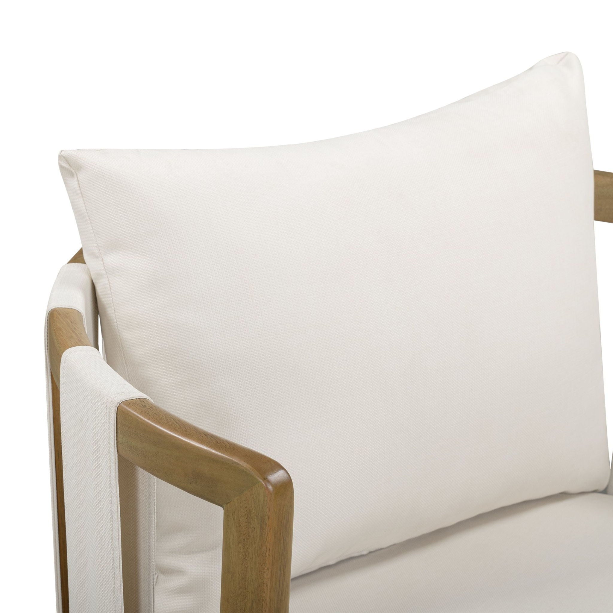 Paolo - Fabric Outdoor Accent Chair - Cream