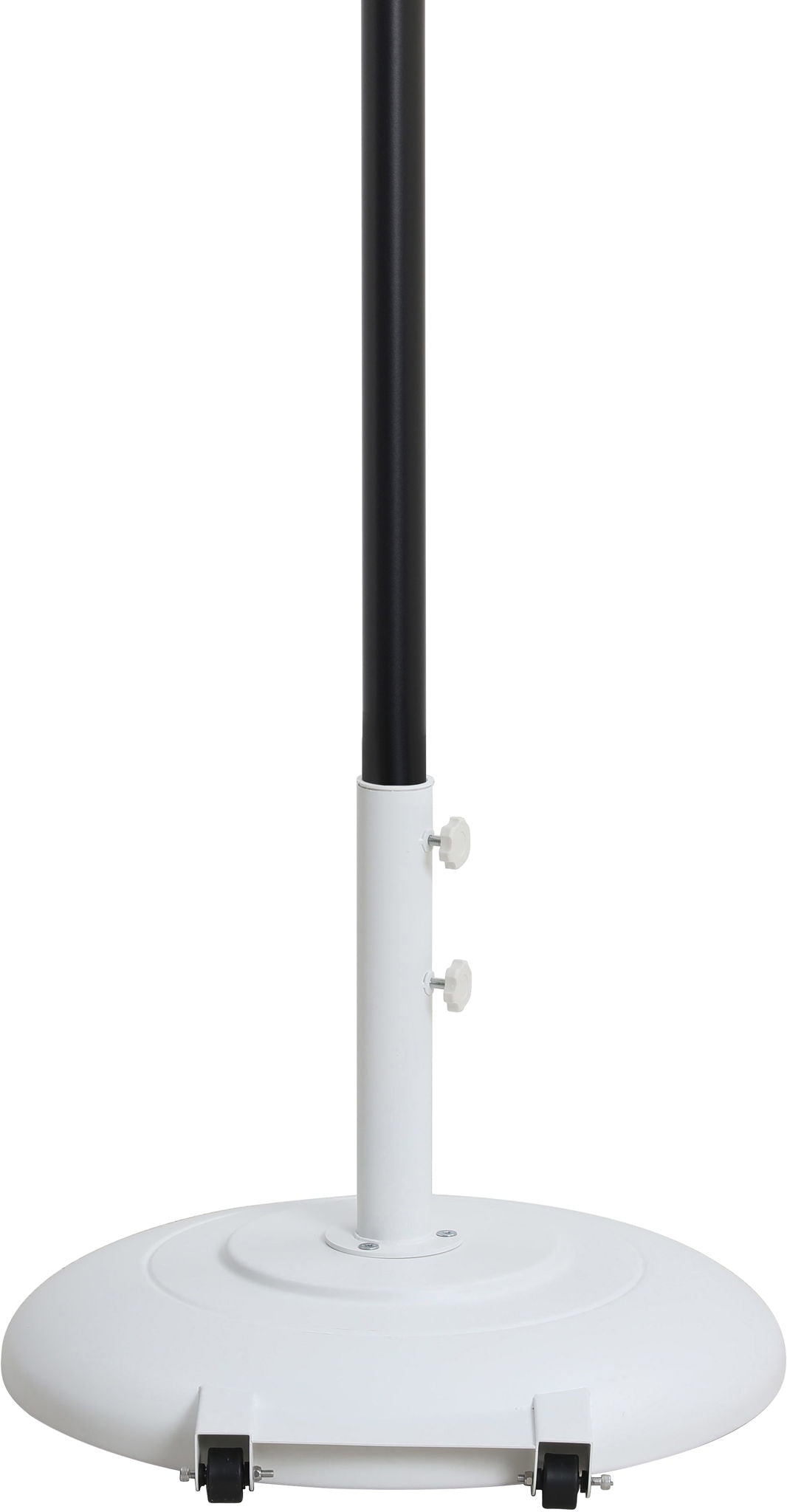 Amalfi - Patio Umbrella - White Base / Black Pole