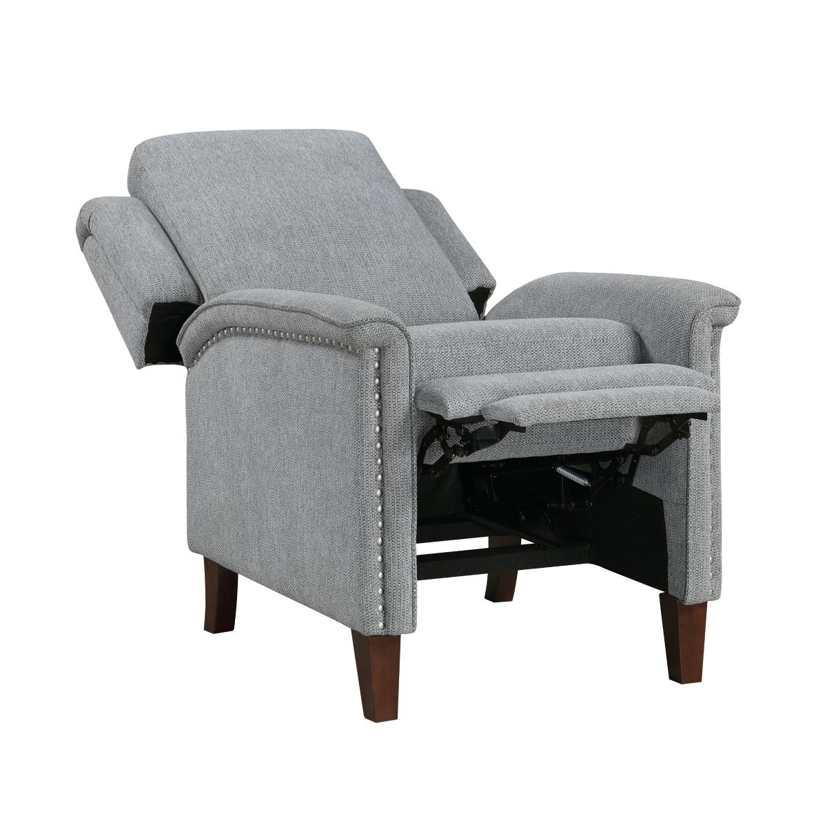 Lansing - Push Back Reclining Chair - Gray