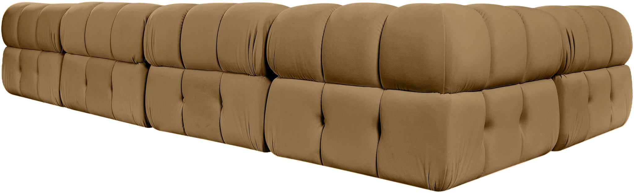 Orin - U-Shaped Velvet 6 Piece Modular Sectional
