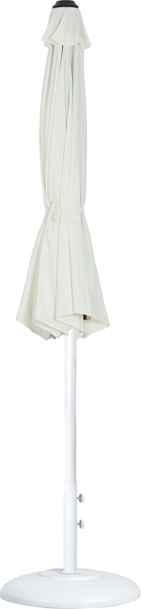 Fiji - Aluminum Patio Umbrella With Round White Base