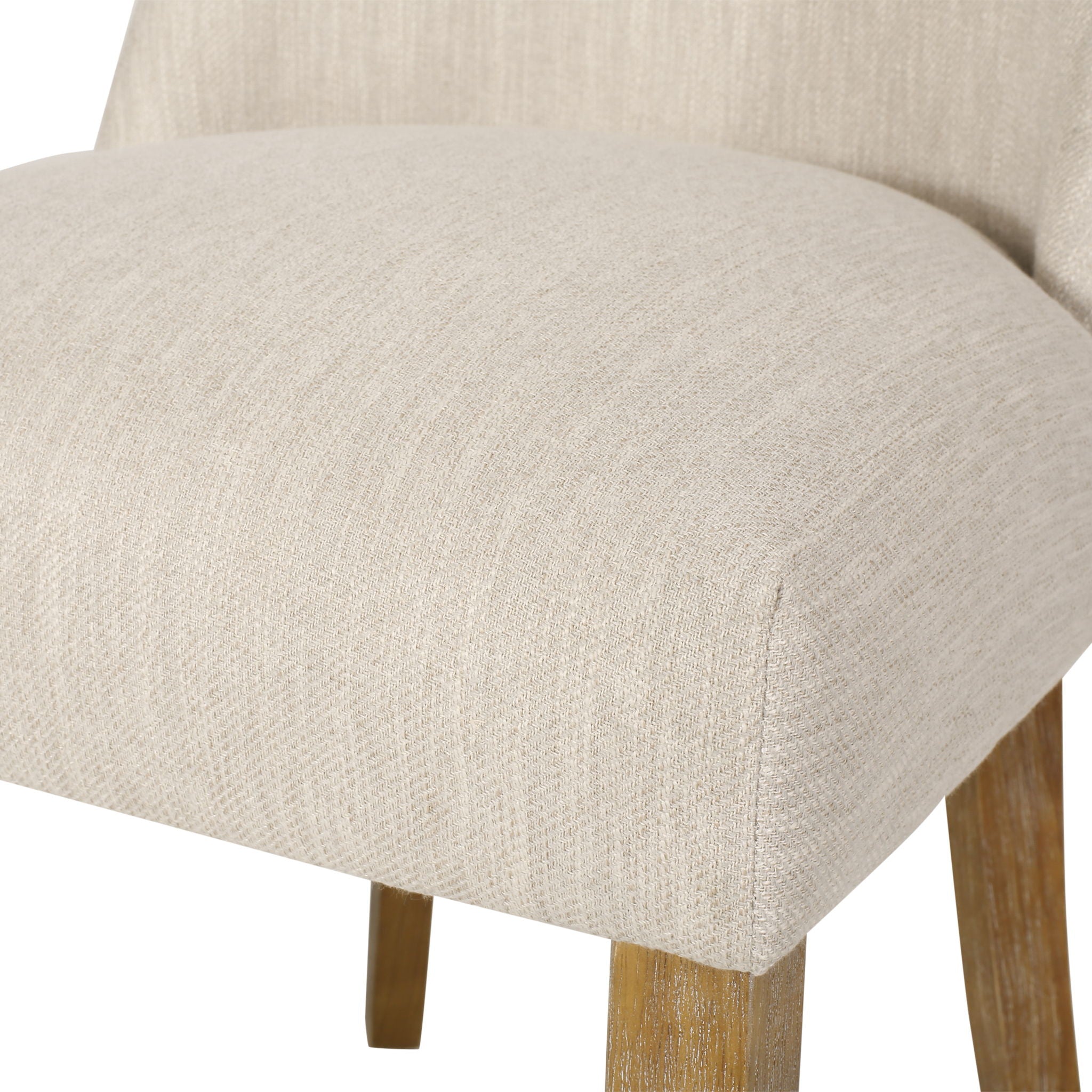 Classic Fabric Dining Chair (Set of 2) - Beige