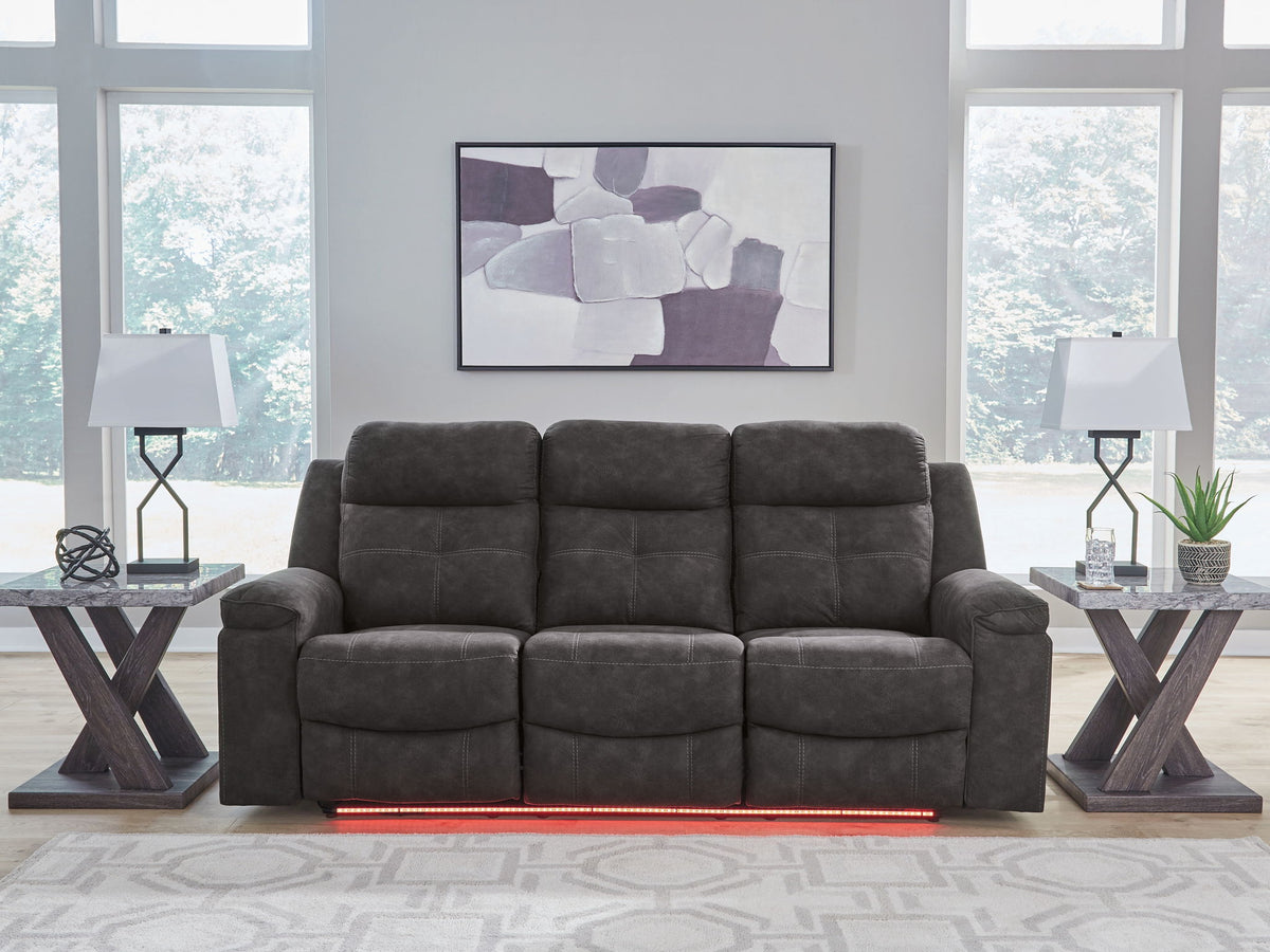 Brysonview - Reclining Sofa - Charcoal