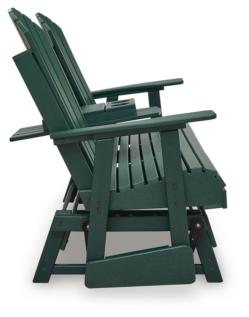 Shell Beach - Loveseat Glider - Green