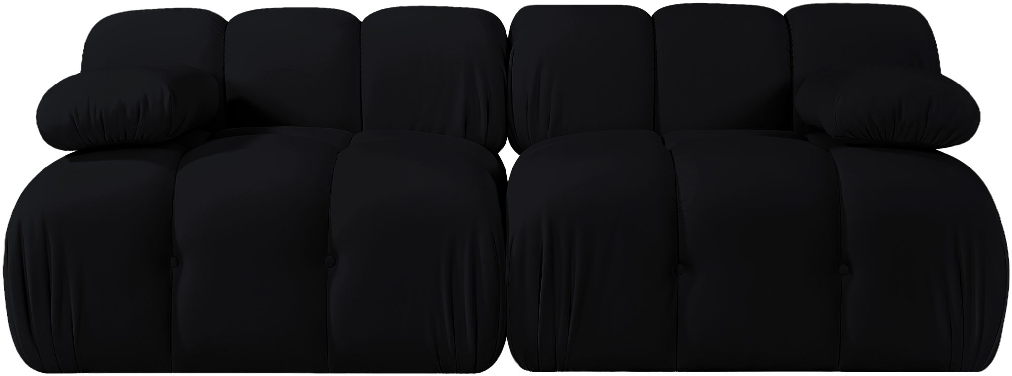 Orin - Velvet Performance Fabric Upholstered 2 Piece Modular Sofa