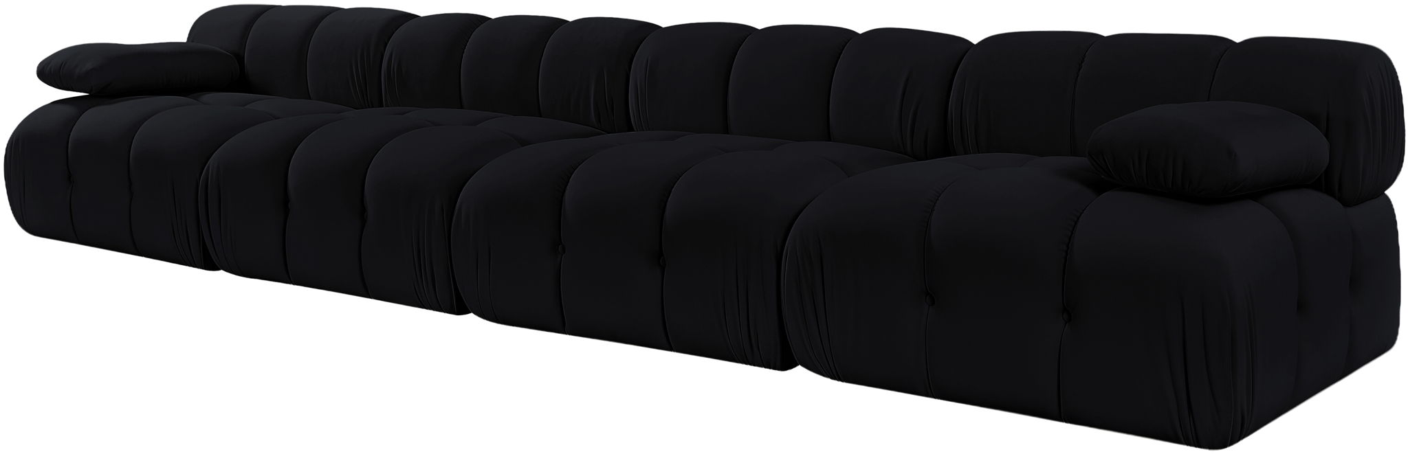 Orin - Velvet 4 Piece Modular Sofa