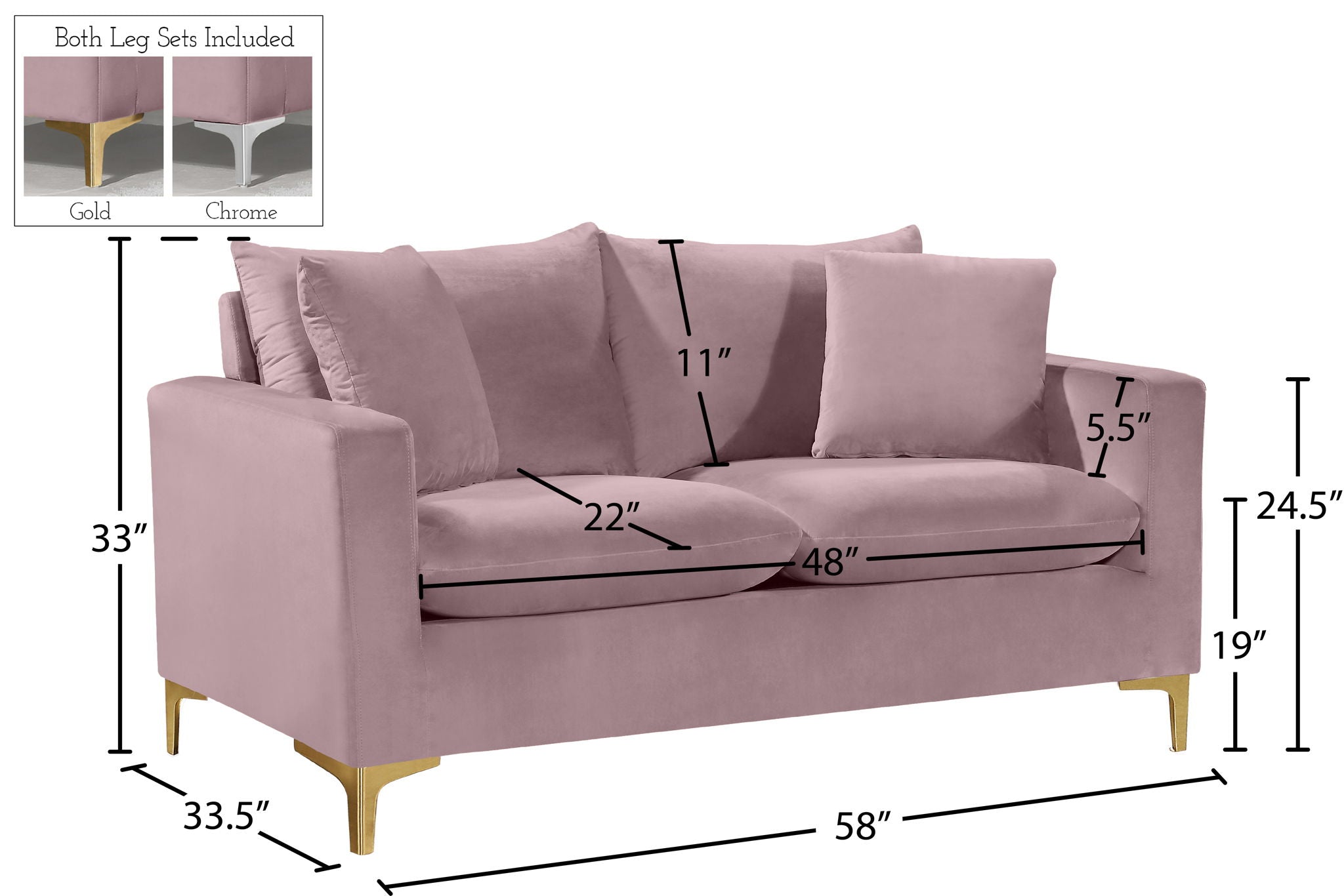 Naomi - Loveseat