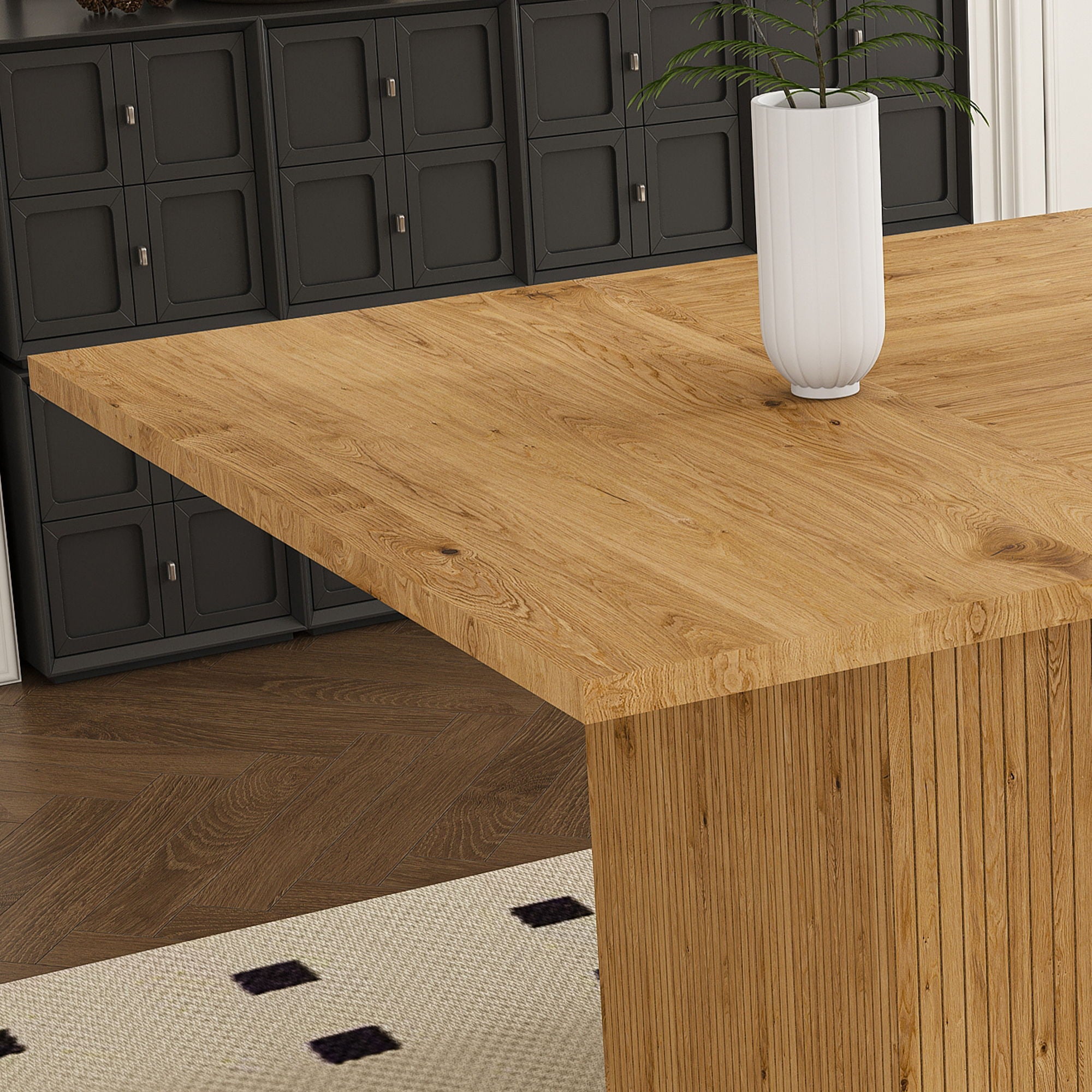 Dining Table With Storage Base For Kitchen
