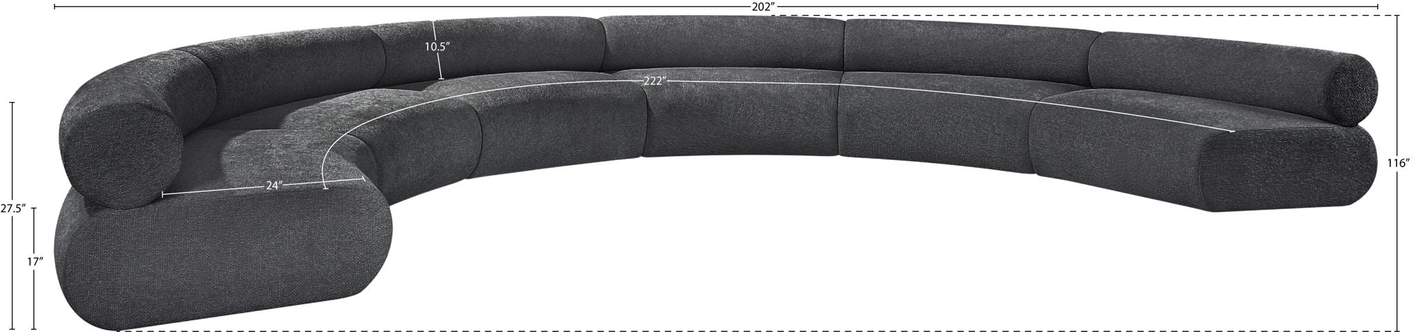 Bale - 6 Piece U-Shaped Modular Sofa
