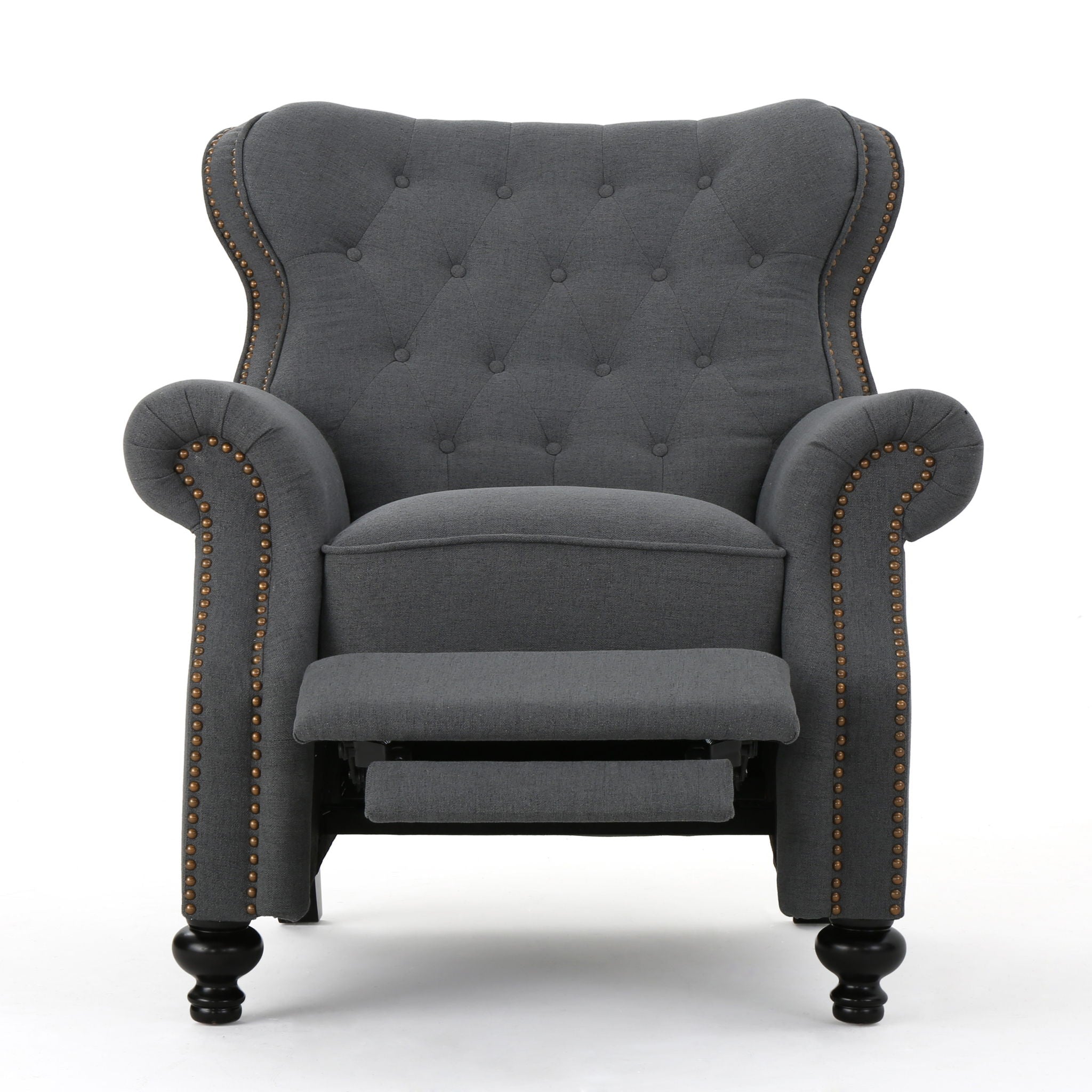Modern Manual Push Back Recliner Chair