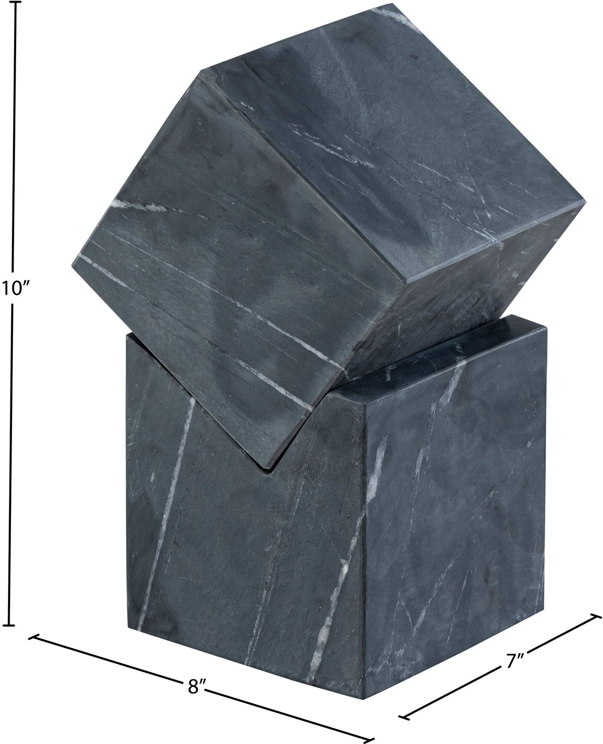 Quad - Marble Decorative Cube