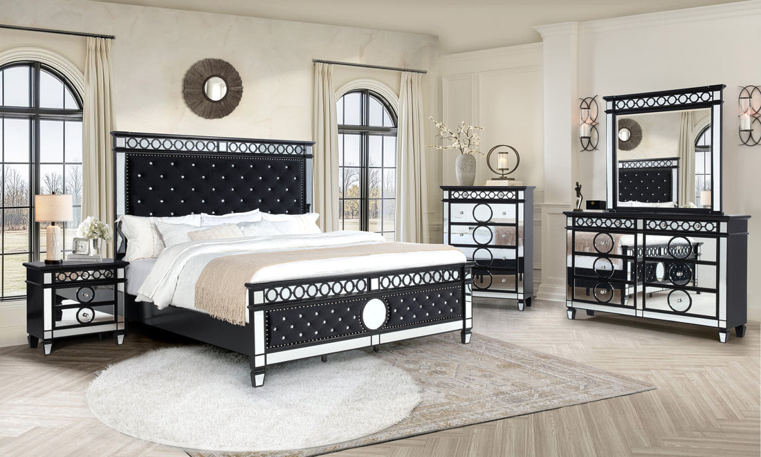 Lumen Black Bedroom Set - Original
