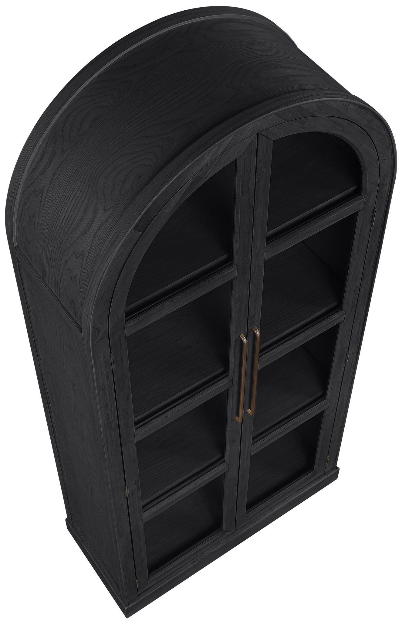 Corva - Solid Wood, Oak Veneer And Stainless Steel Storage Cabinet