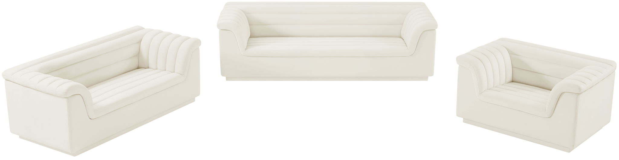 Cascade - Velvet Loveseat