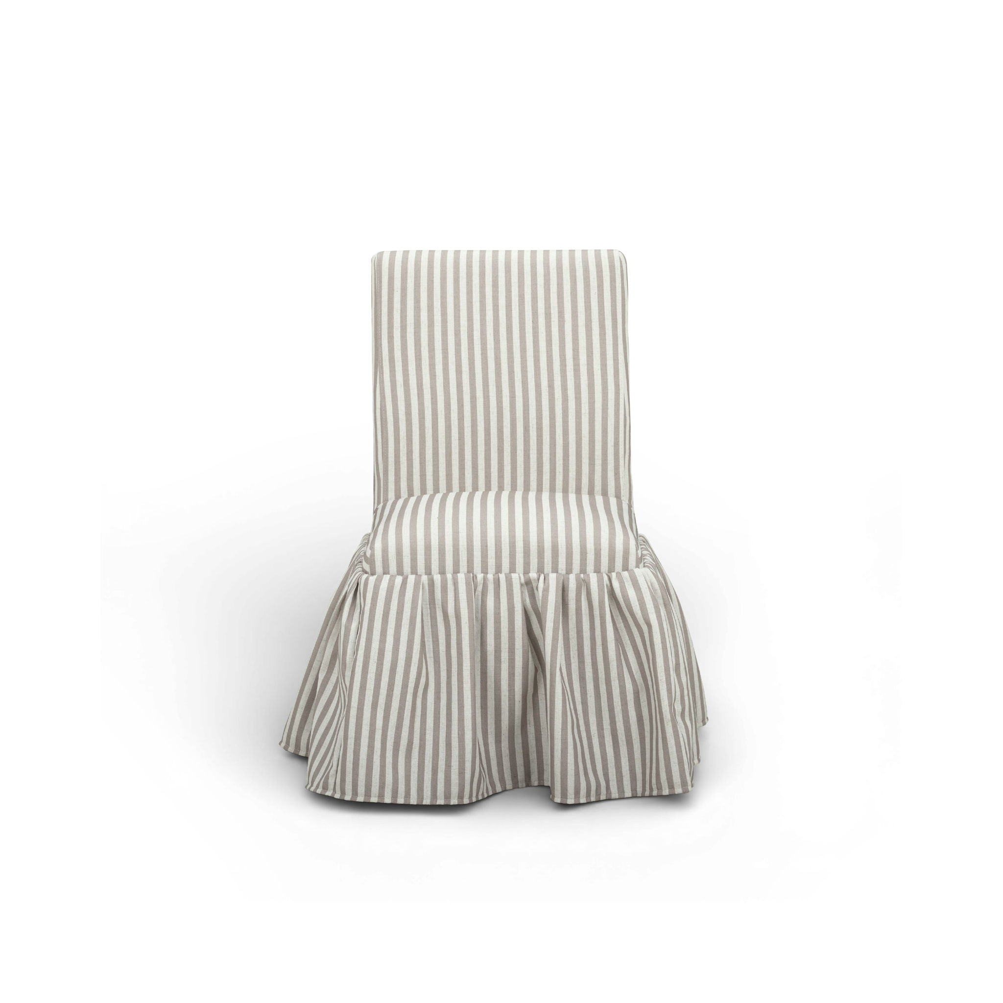 Gertrude - Striped Linen Dining Chair