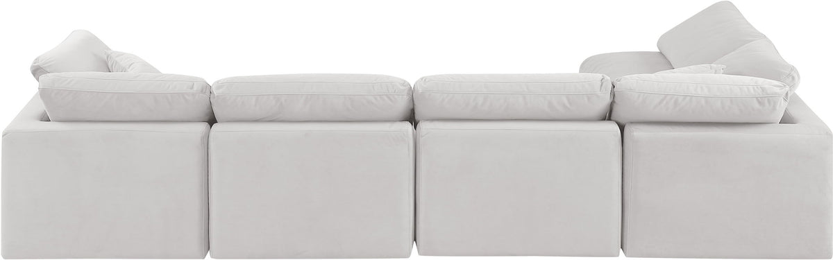 Indulge - Velvet 5 Piece Modular Sectional