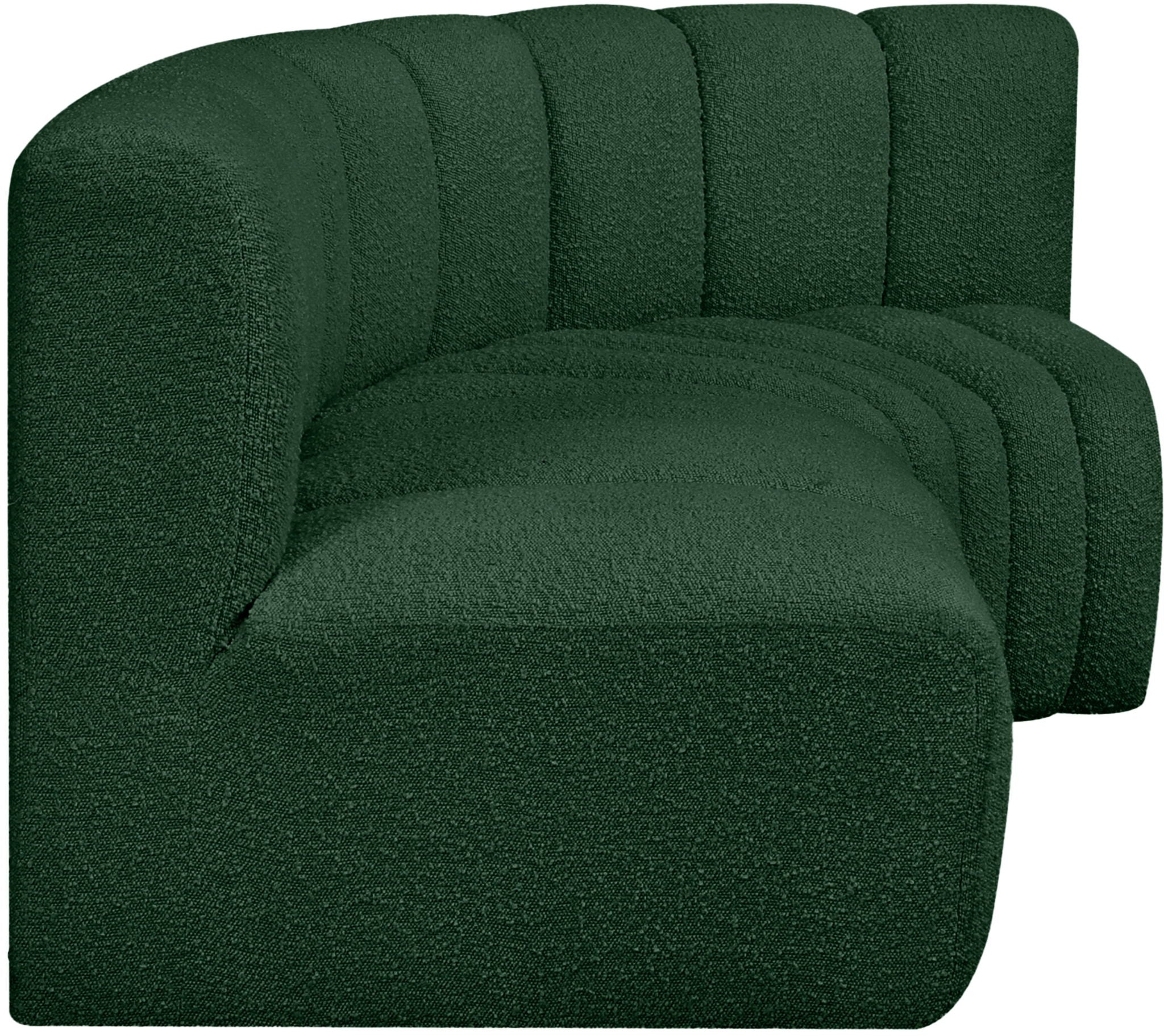 Arc - Boucle Fabric 3 Piece Sofa