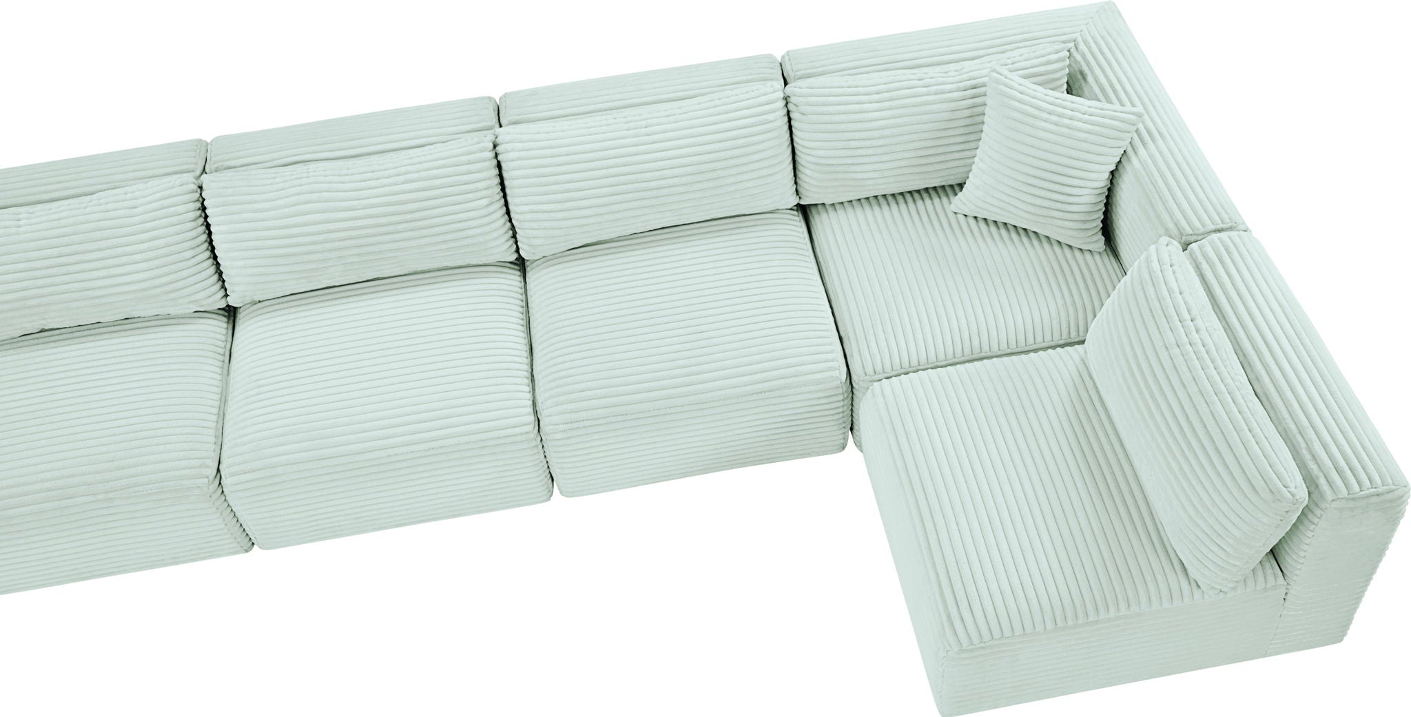 Shaggy - 8 Piece Modular Sectional
