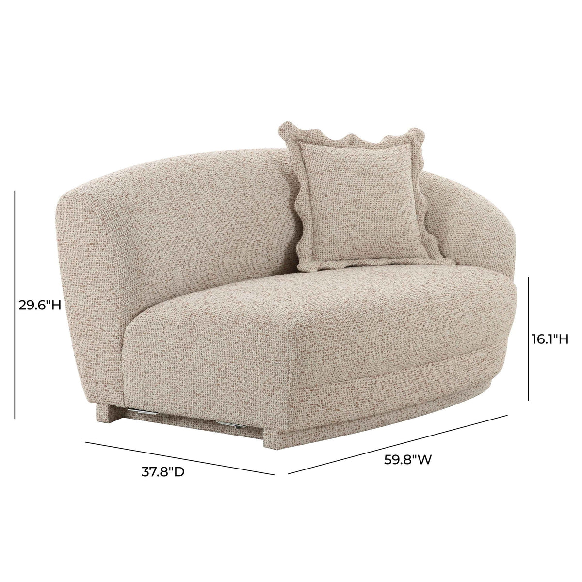 Marion - Textured Boucle Loveseat