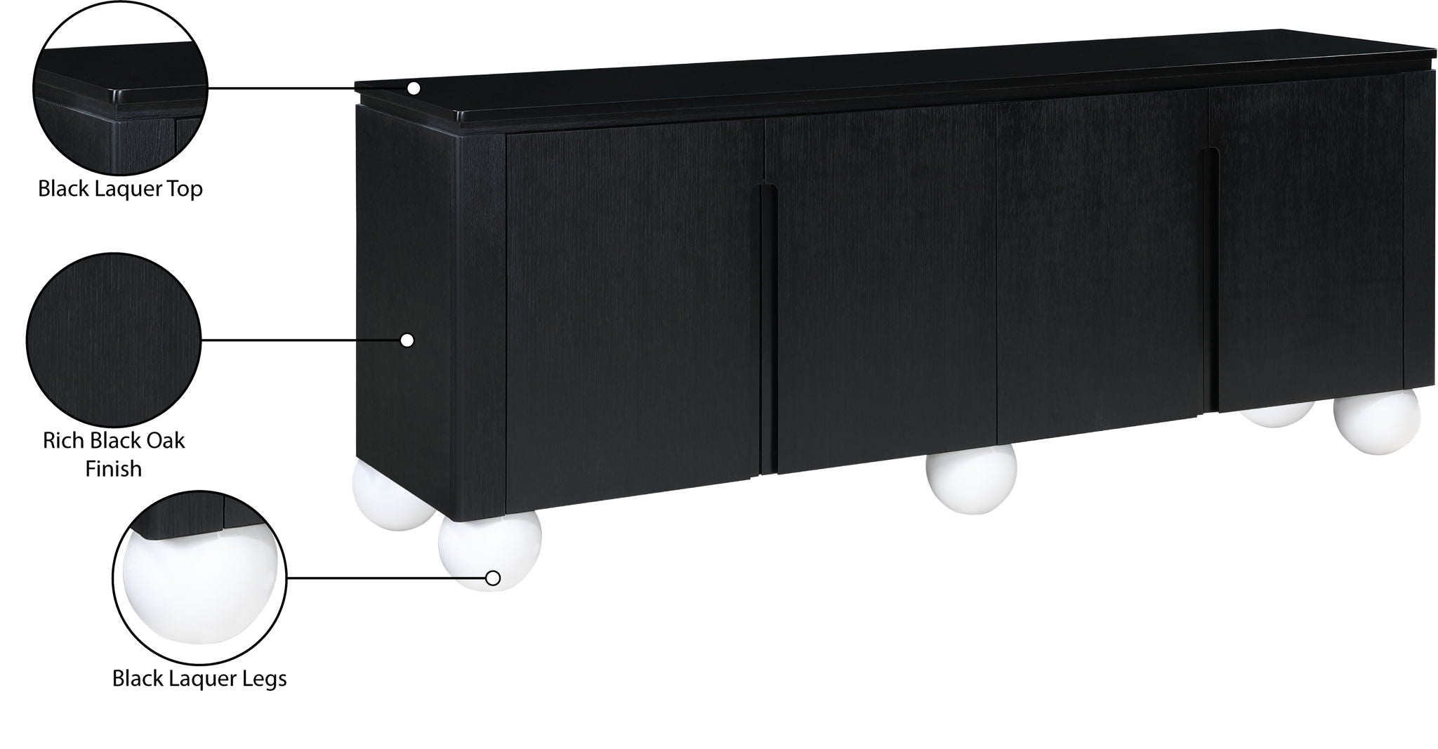 Cardiff - Wood Sideboard / Buffet