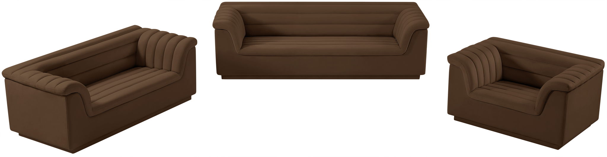 Cascade - Velvet Loveseat