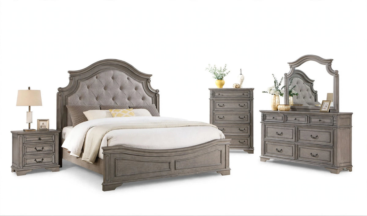Talisman Antique Grey Bedroom Set
