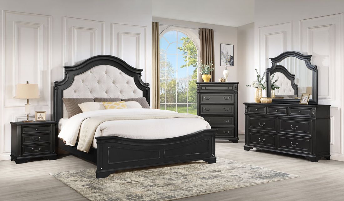 Vesper Chestnut Wood Bedroom Set - Original