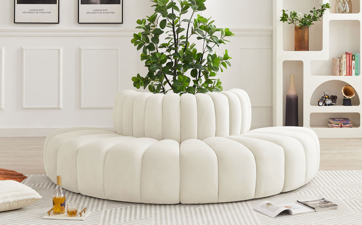 Arc - Velvet 4 Piece Modular Sofa