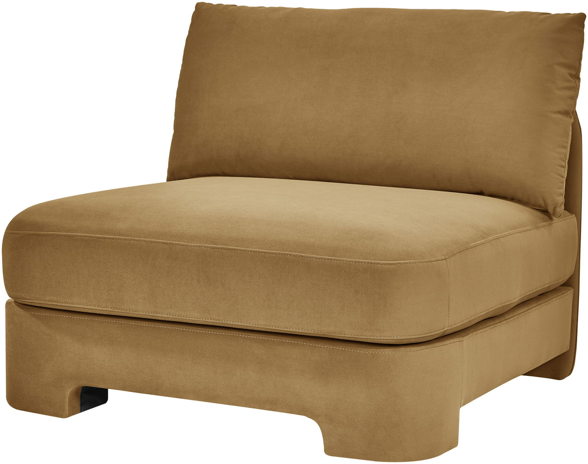 Hammond - Velvet Performance Fabric Upholstered Armless Chair