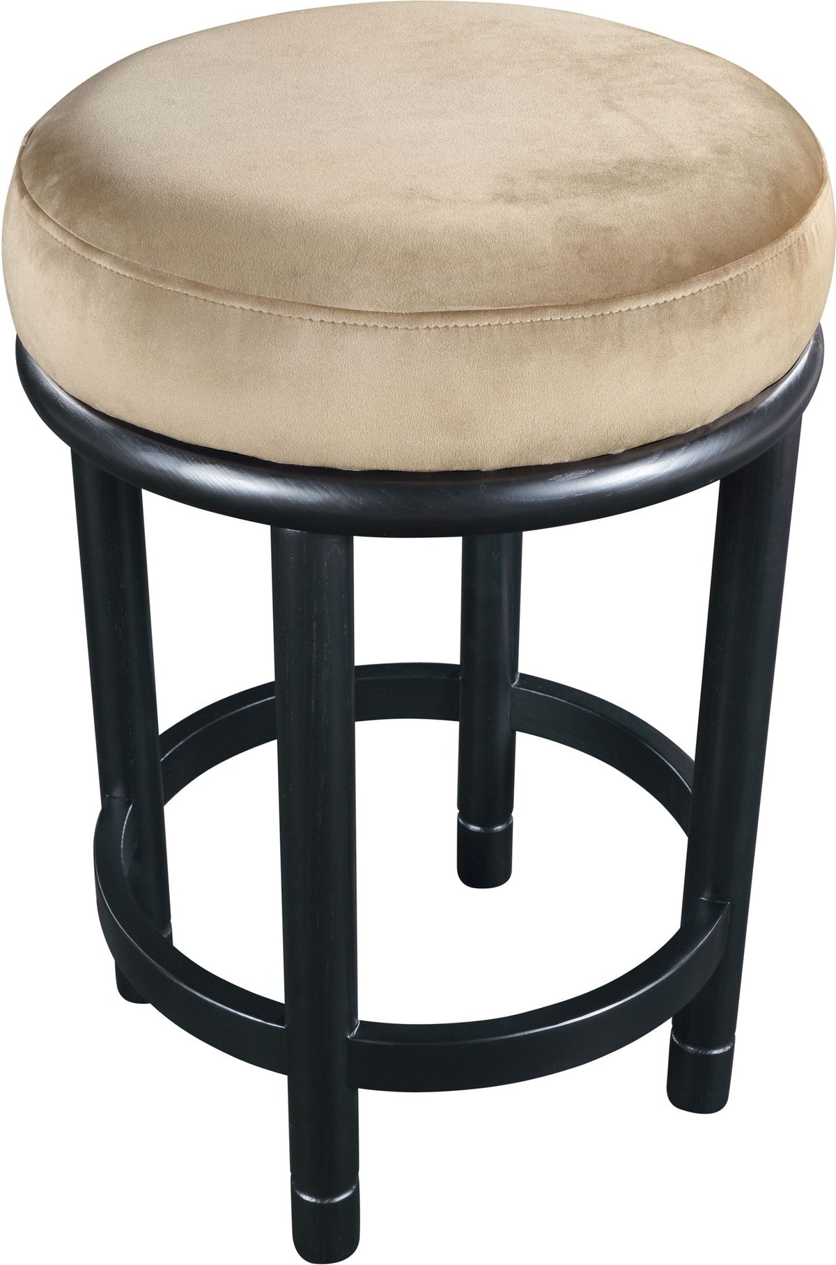 Monette - Counter Stool With Black Base