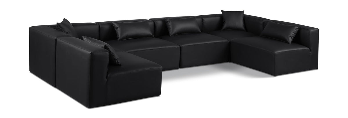 Cube - 6 Piece Modular Armless Sectional