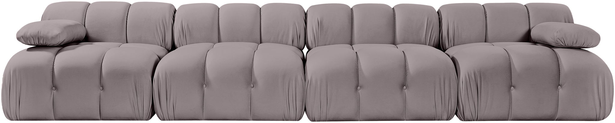 Orin - Velvet 4 Piece Modular Sofa