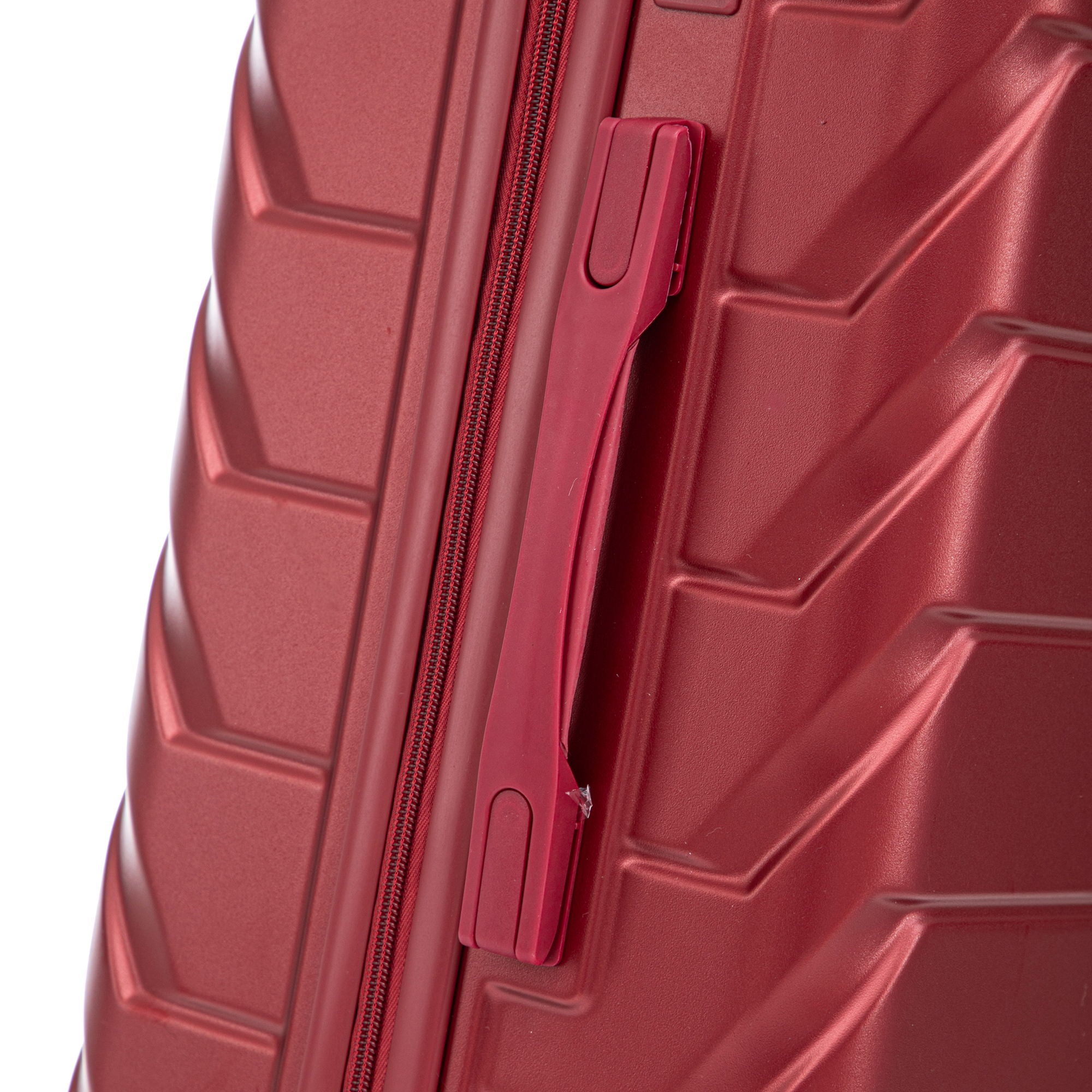 Hard Shell Luggage With Scratch Resistant Surface, 4 Wheels, Combination Lock & Side Hooks