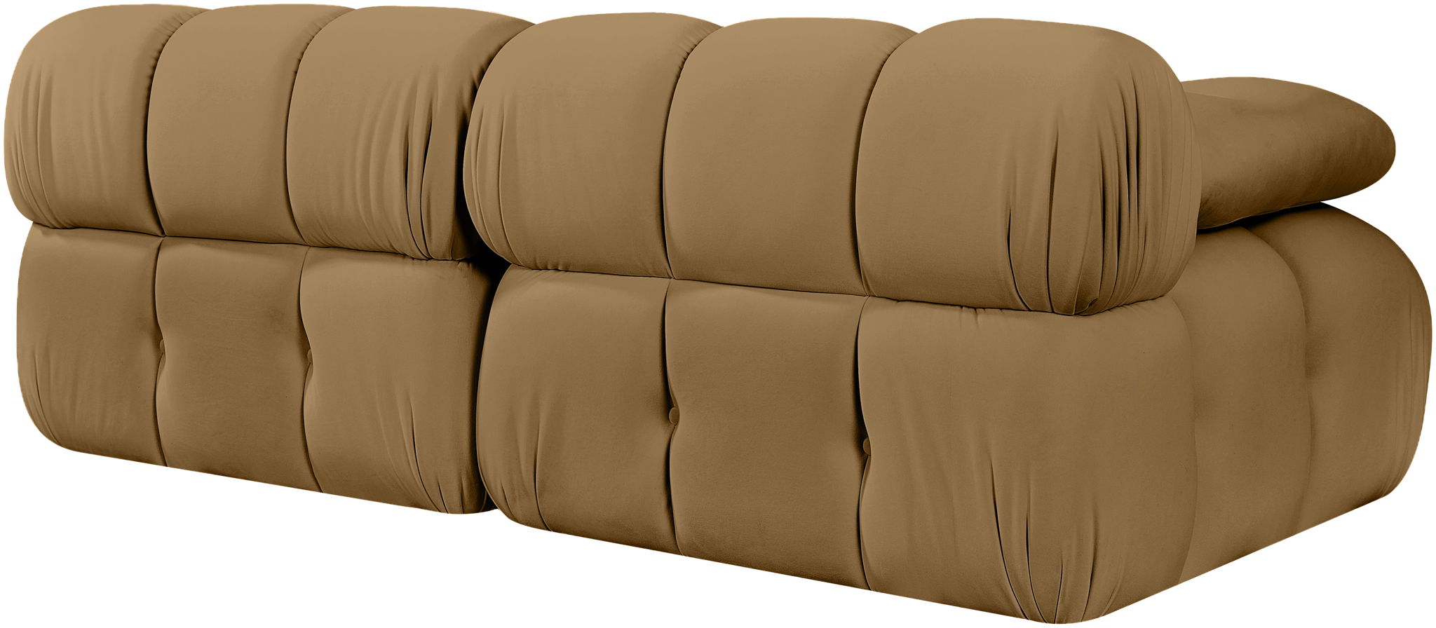Orin - Velvet Performance Fabric Upholstered 2 Piece Modular Sofa