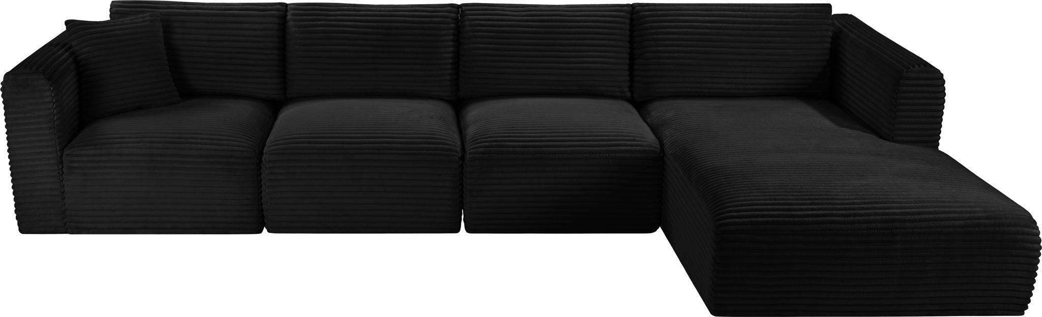 Shaggy - 4 Piece Modular Sectional
