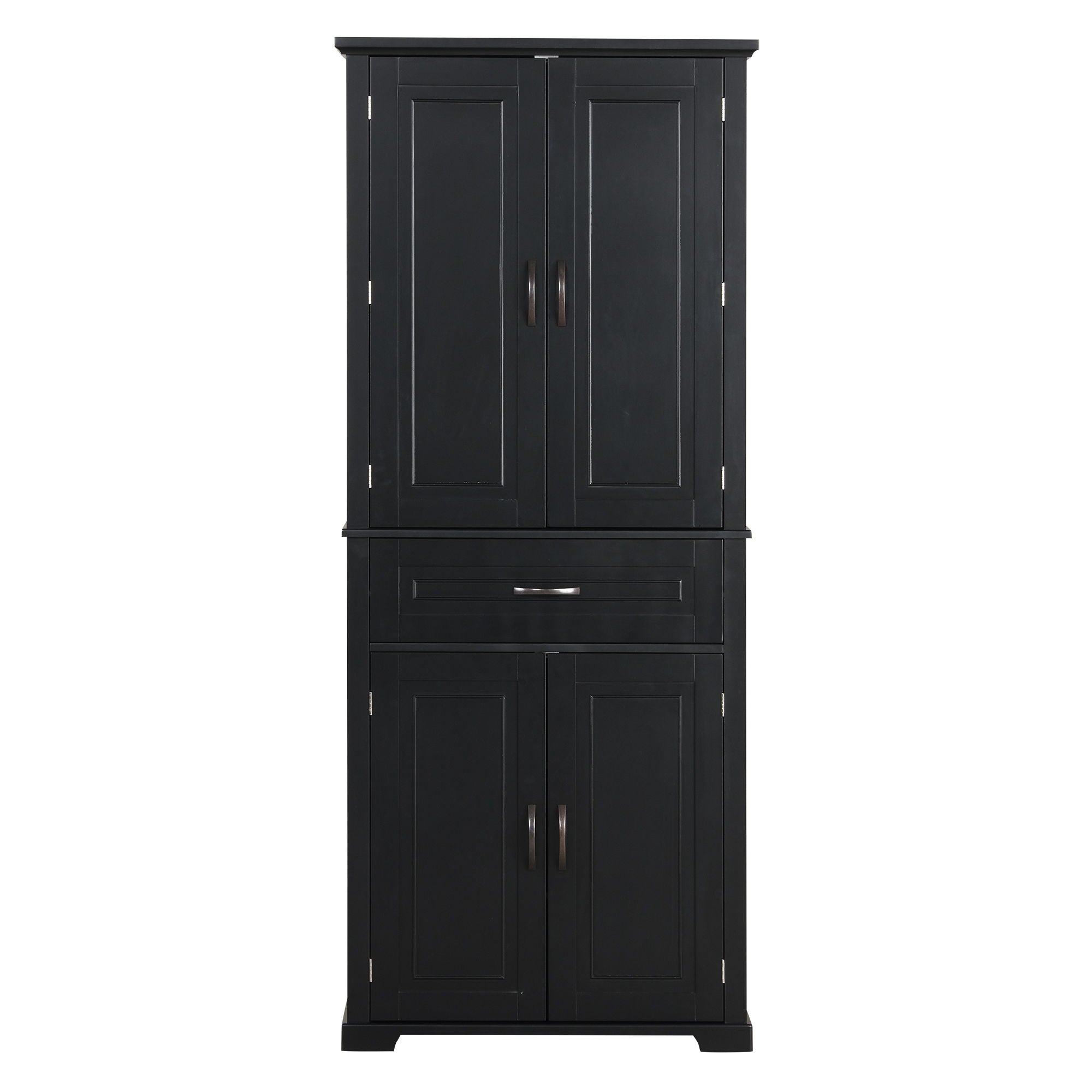 Bathroom Storage Cabinet With Doors And Drawer, Adjustable Shelf