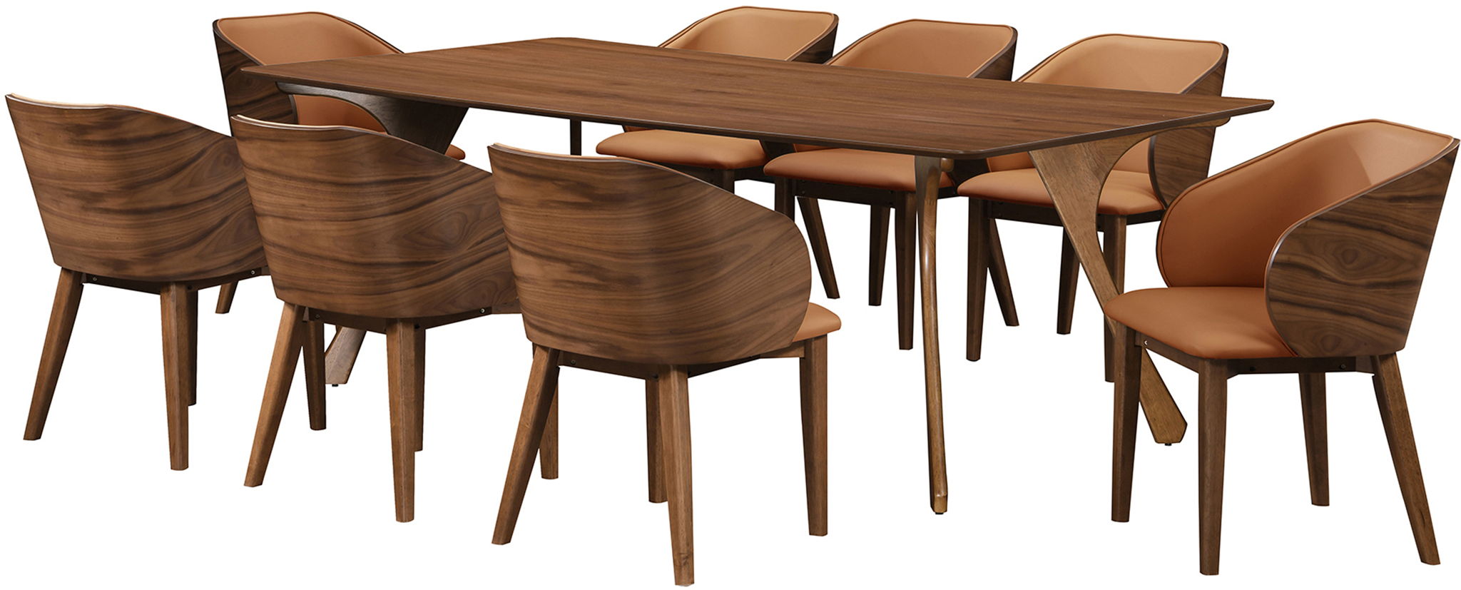 Glenwood - Vegan Leather Upholstered Dining Chair (Set of 2)