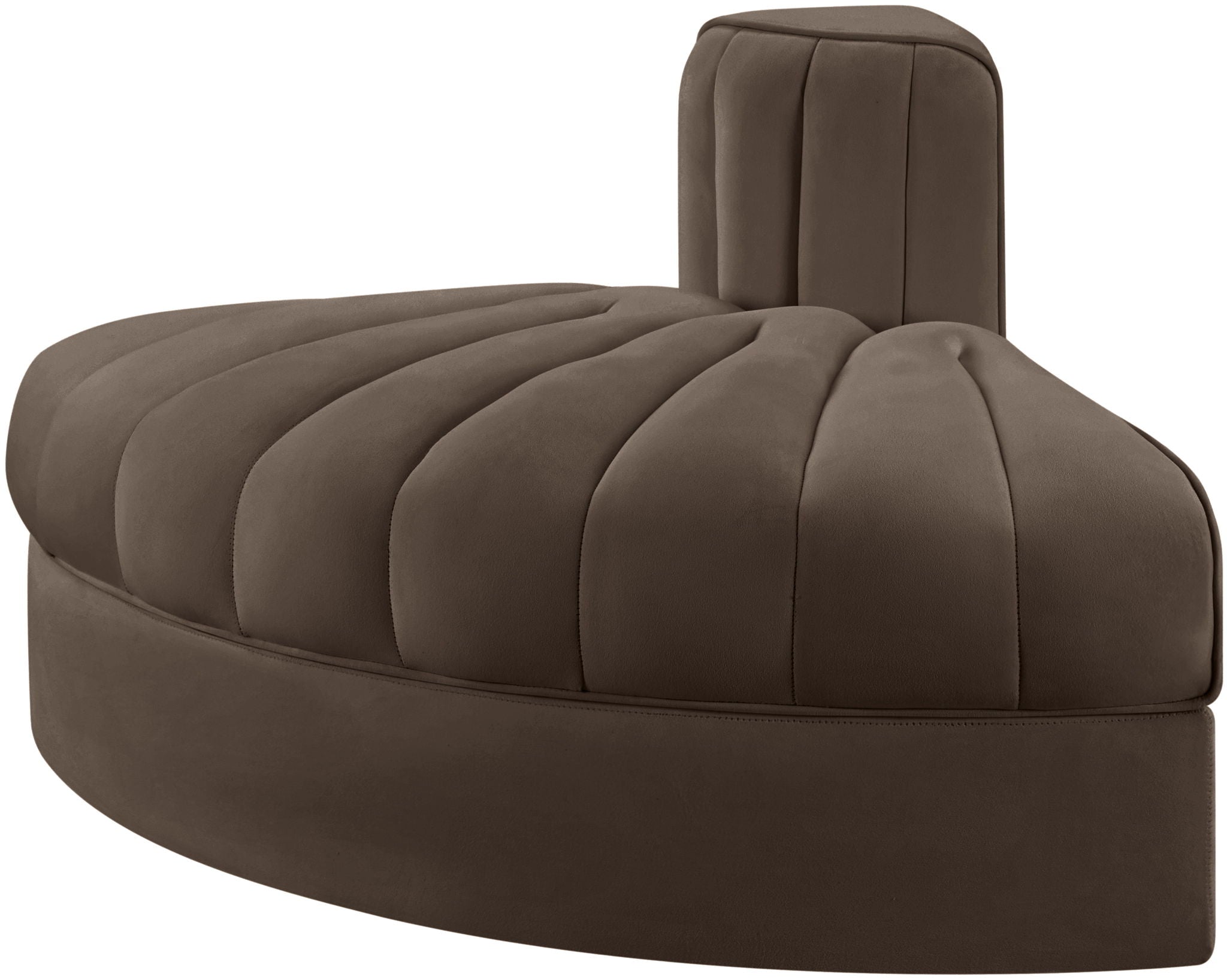 Rummi - Velvet Performance Fabric Upholstered Modular Chair
