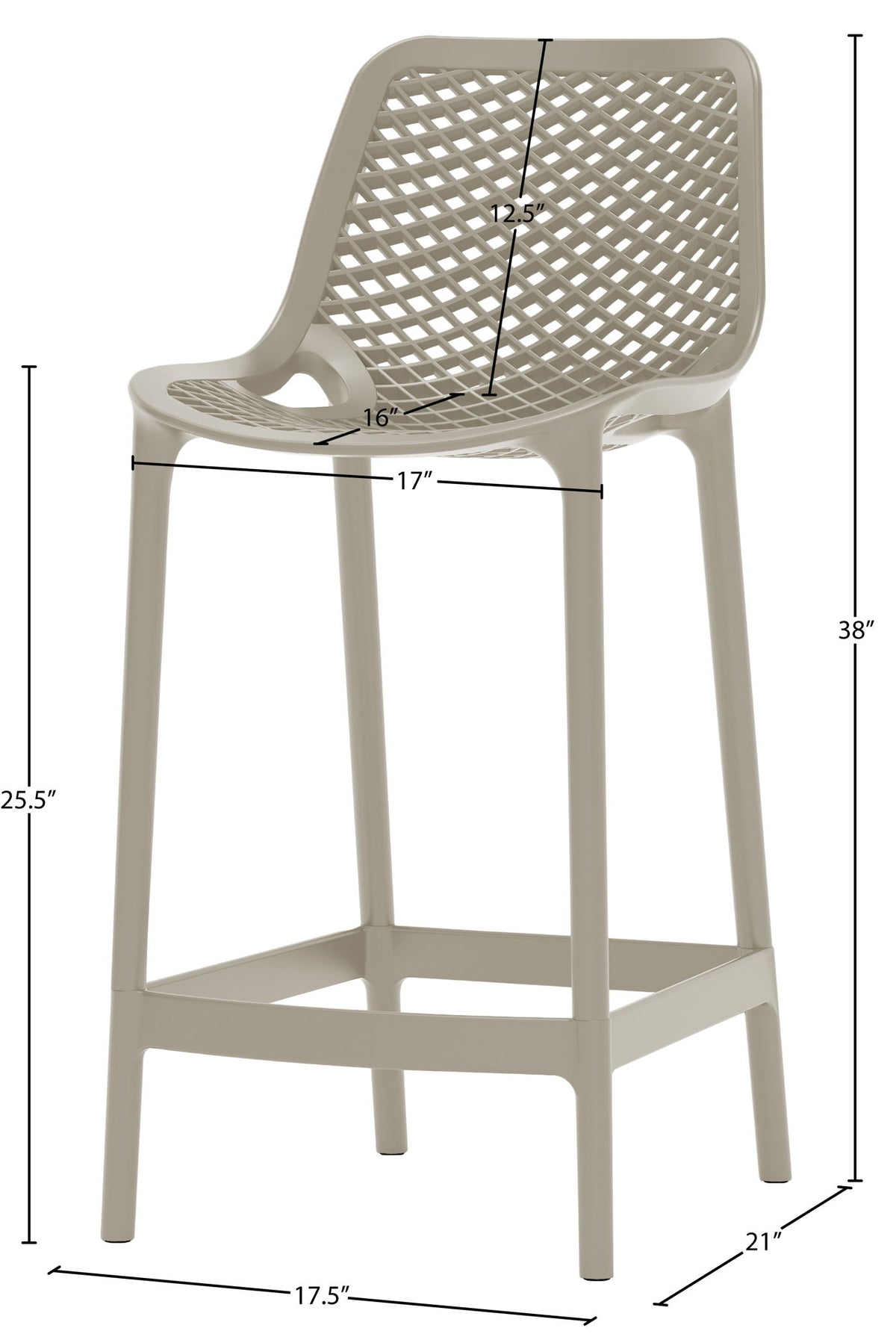 Mykonos - Outdoor Patio Stool (Set of 2)