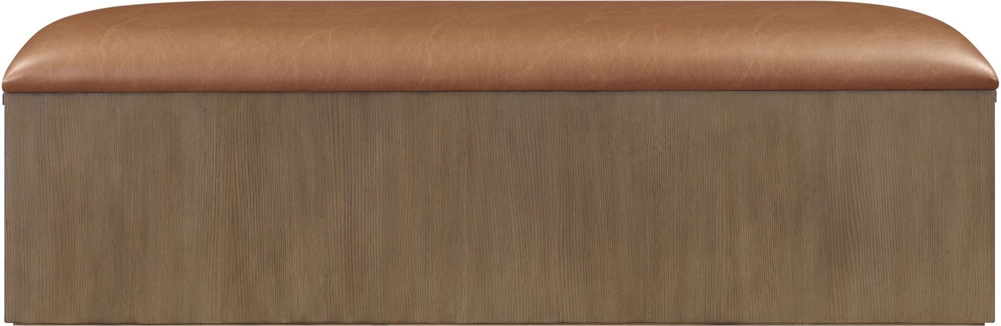 Velden - Upholstered Storage Bench With Stained Brown Base