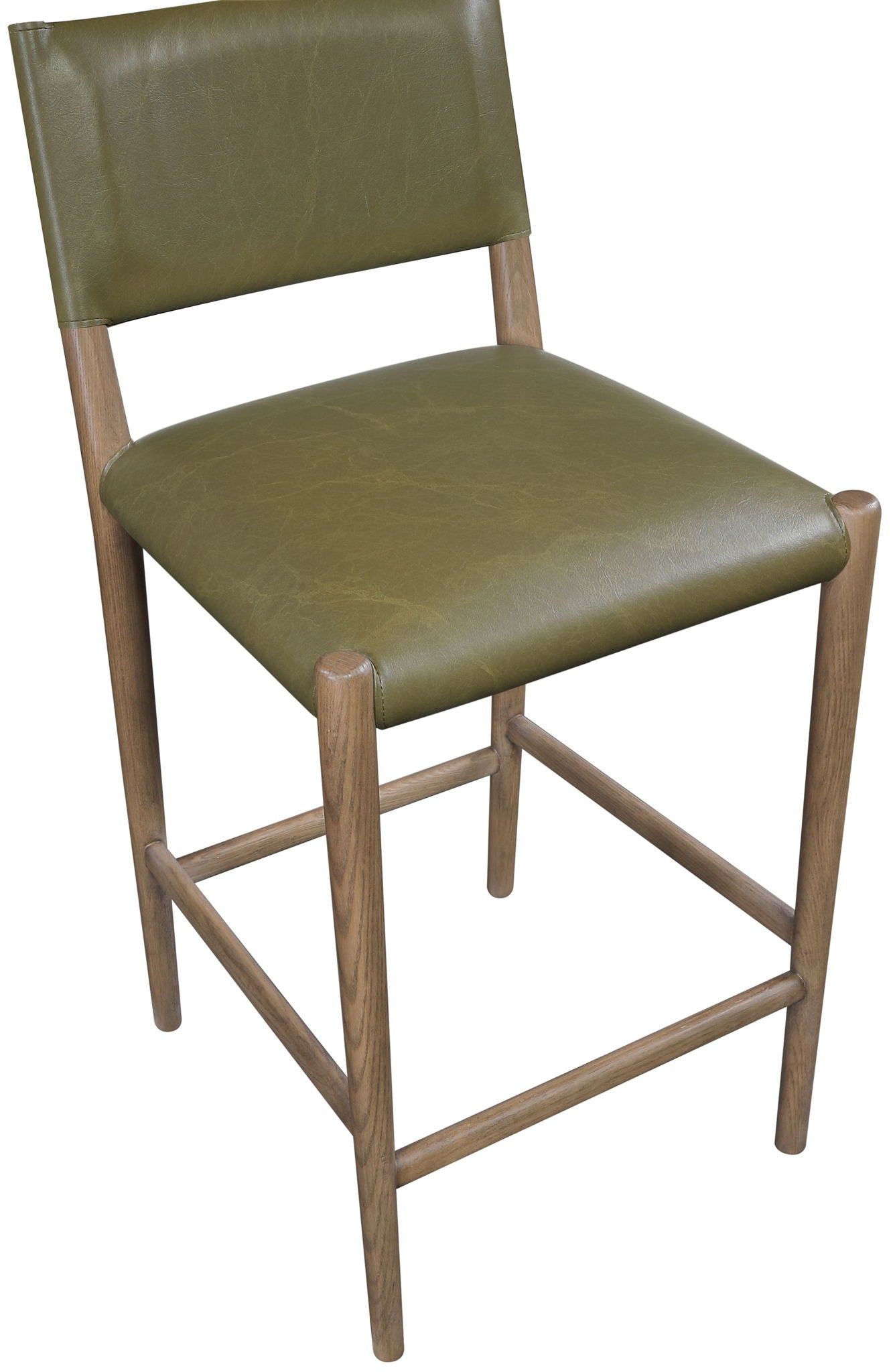 Andie - Upholstered Counter Stool - Brown Base