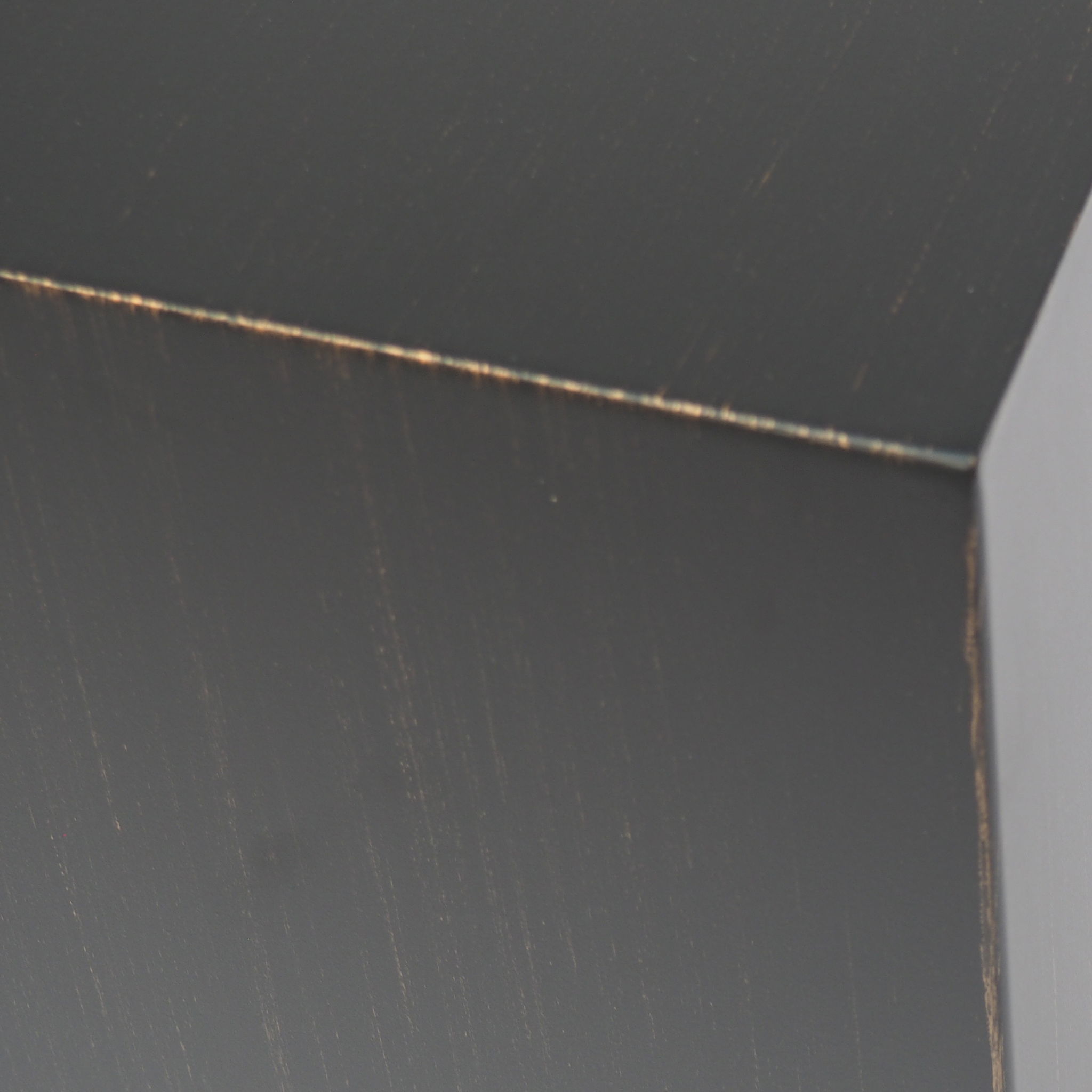 Modern Iron Tank Holder Side Table With Powder Coated Frame - Brown / Gold