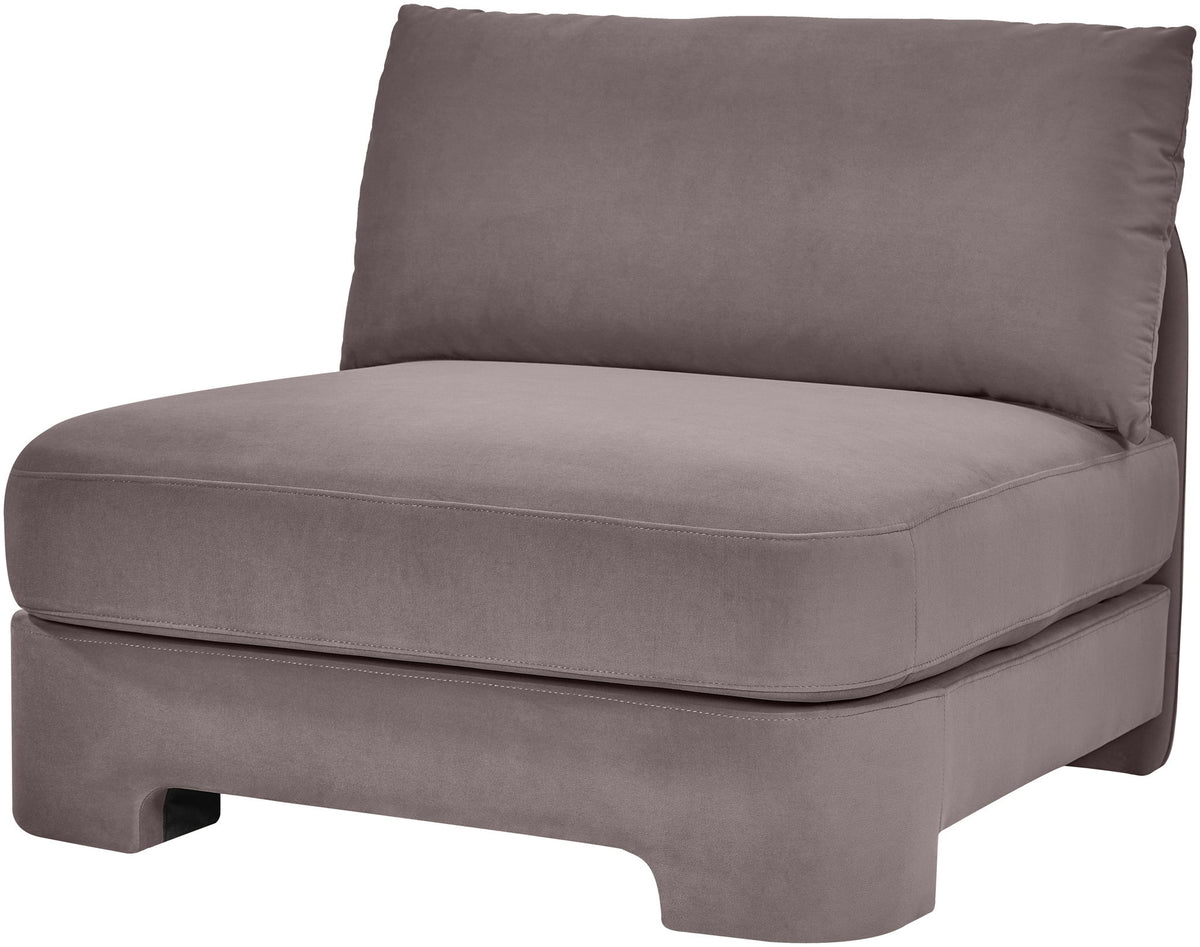 Hammond - Velvet Performance Fabric Upholstered Armless Chair