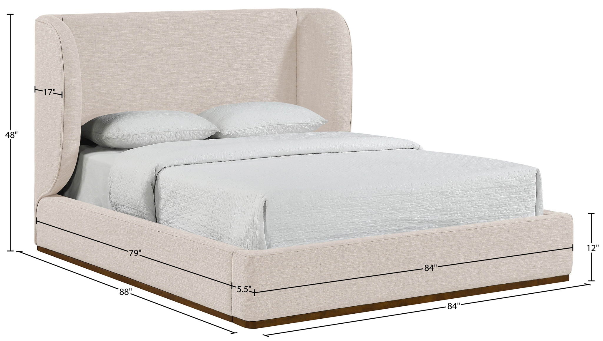 Aurin - Upholstered Bed