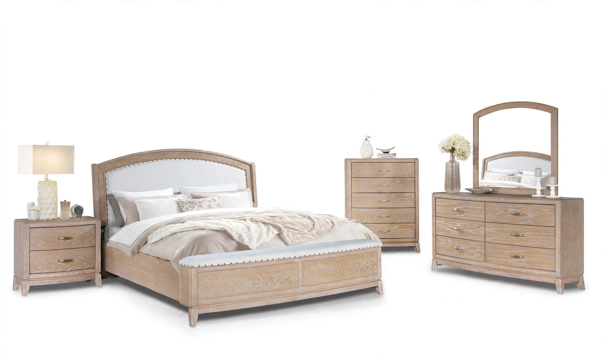 Sterling Rustic Oak Bedroom Set