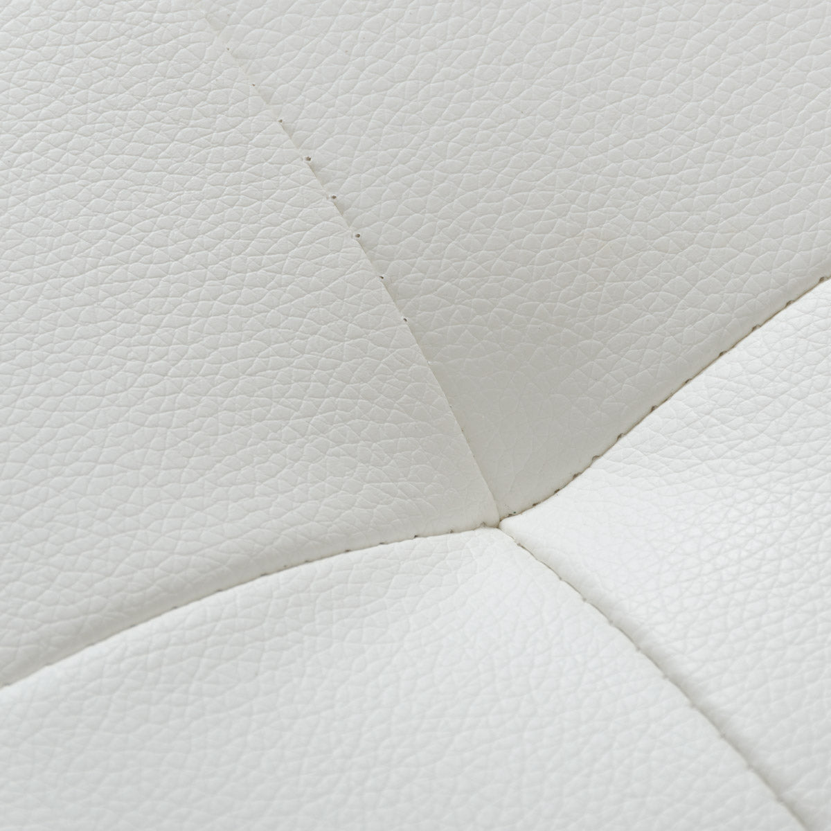 Click - Modern White Leatherette Dining Chair (Set of 2)