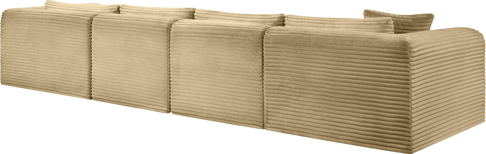 Shaggy - 4 Piece Modular Sectional